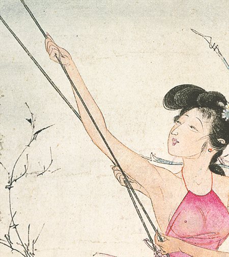 天长-胡也佛的仕女画和最知名的金瓶梅秘戏图